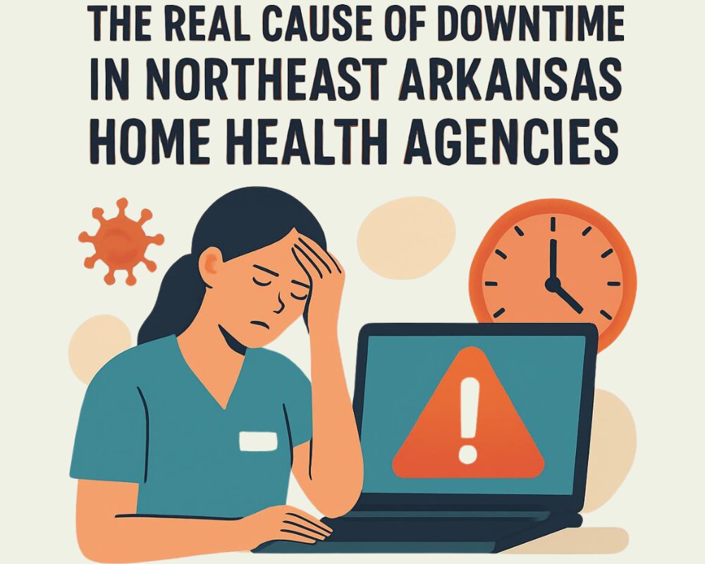 The Real Cause of Downtime in Northeast Arkansas Home Health Agencies (And How Co-Managed IT Fixes It)